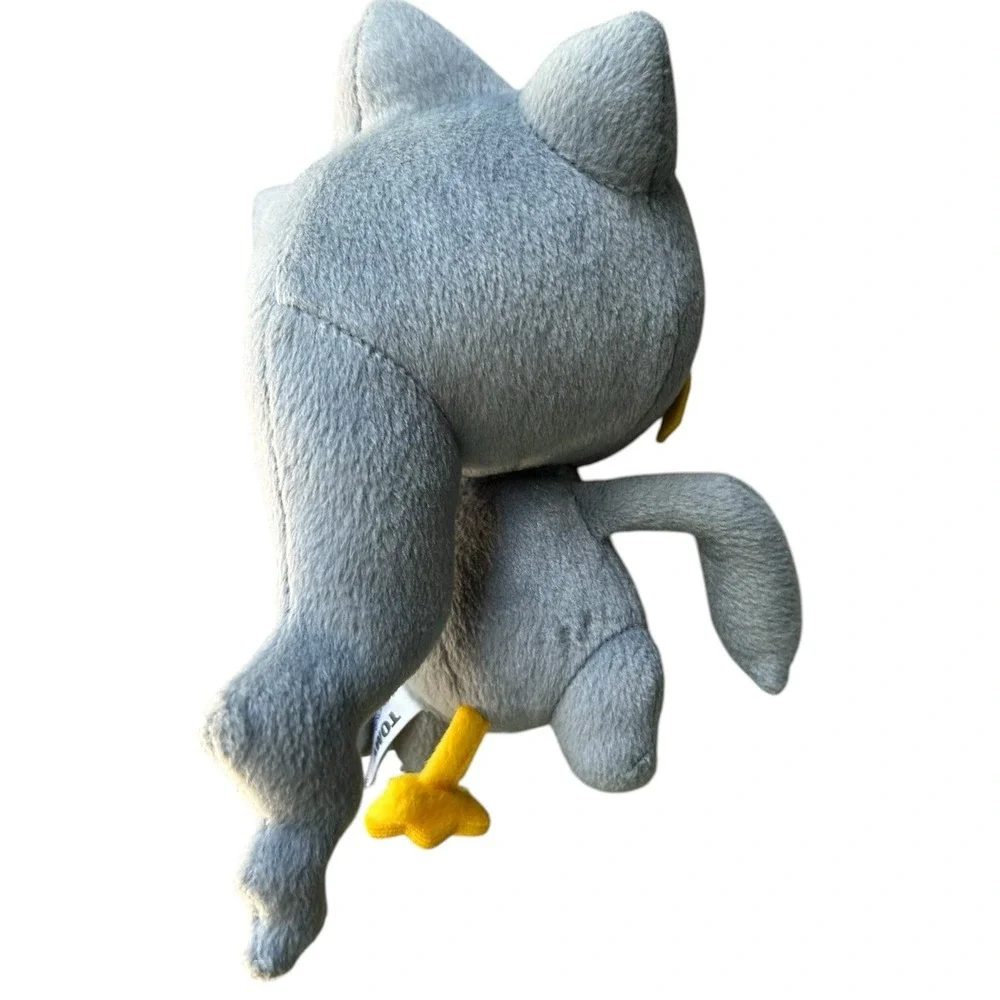 Pokemon Banette Plush by Tomy Stuffed Character Doll Gray Zipper Mouth 8' 2016
